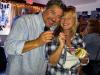 Vincent & Sherri enjoyed birthday cake and Rusty Foulke at Bourbon St.